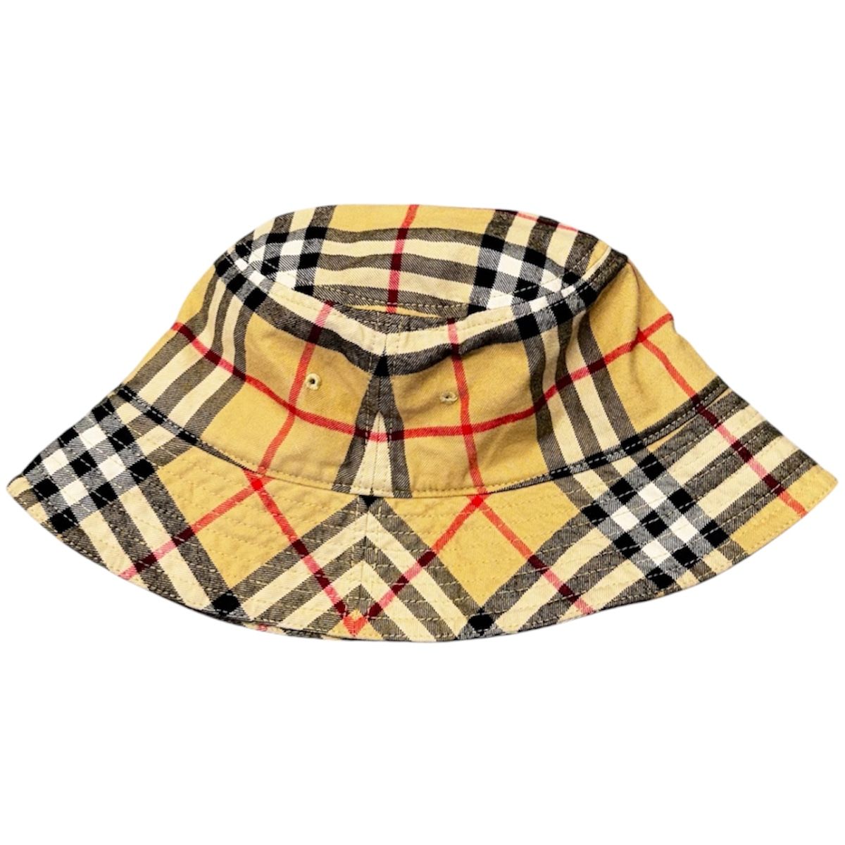 Burberry Classic Check Bucket Hat (Beige) - Preowned
