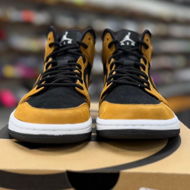 Jordan 1 Mid Desert Ochre (Women's) - Preowned