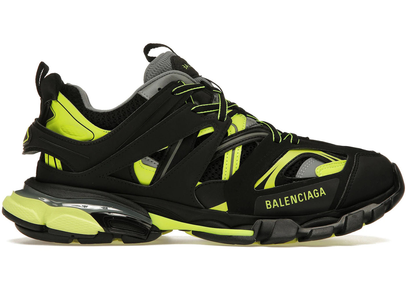 Balenciaga Track Black Neon Yellow - Preowned