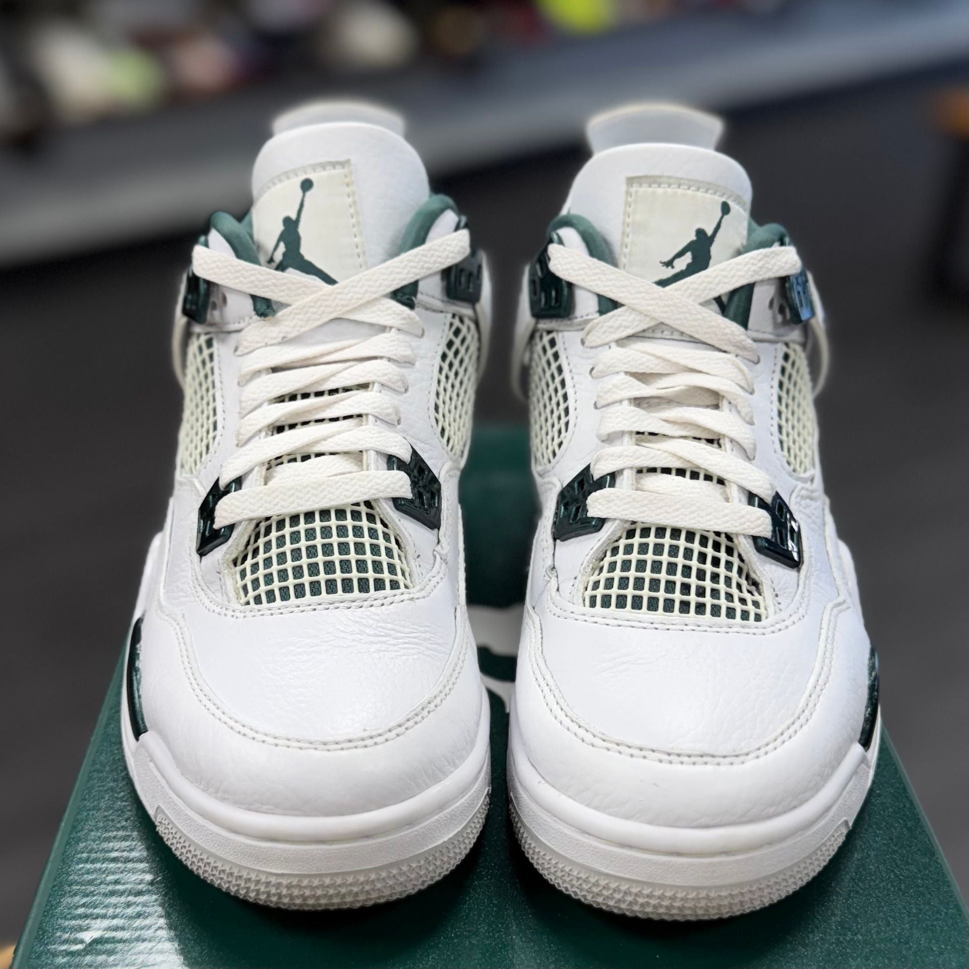 Jordan 4 Retro Oxidized Green (GS) - Preowned