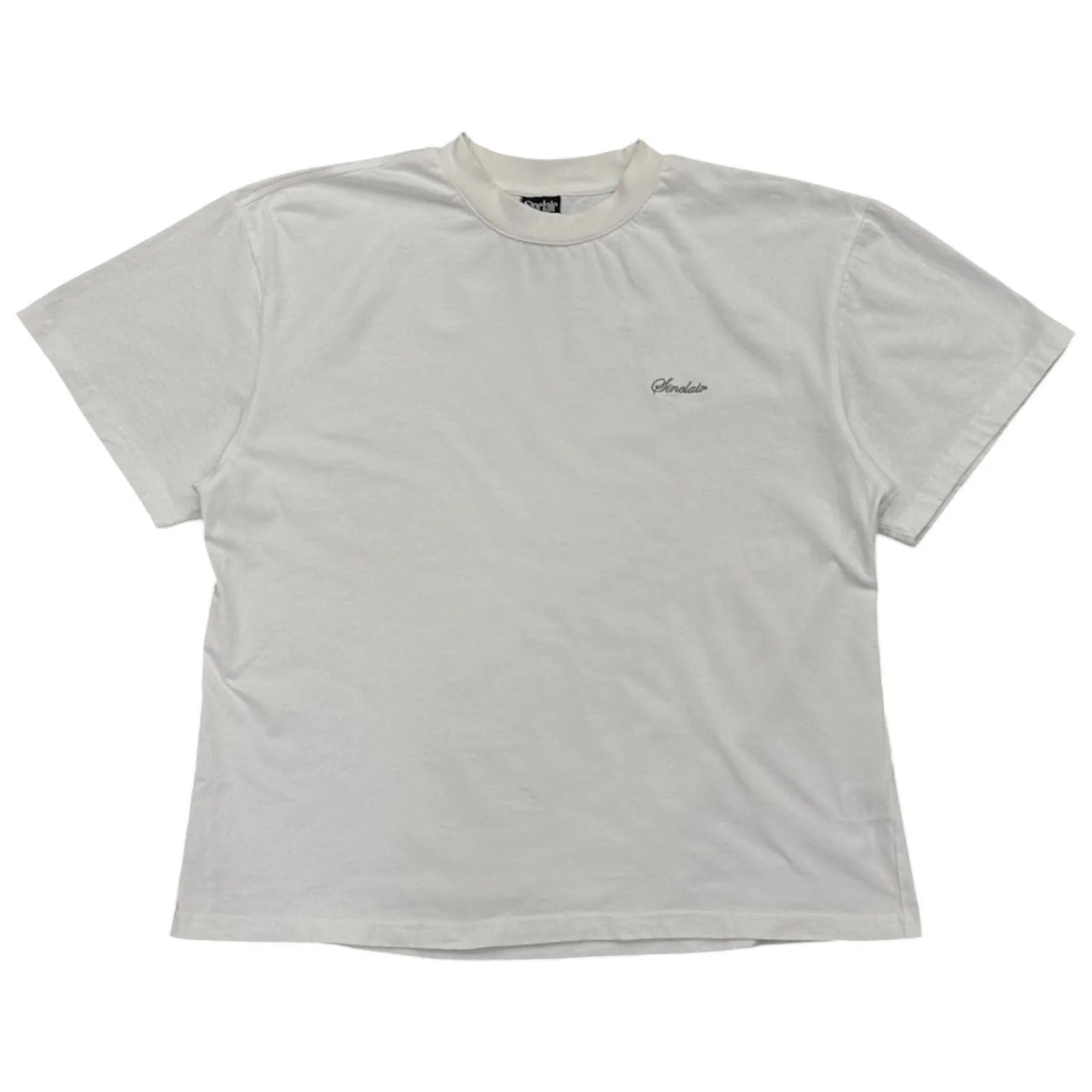 Sinclair Script Tee (White) - Preowned
