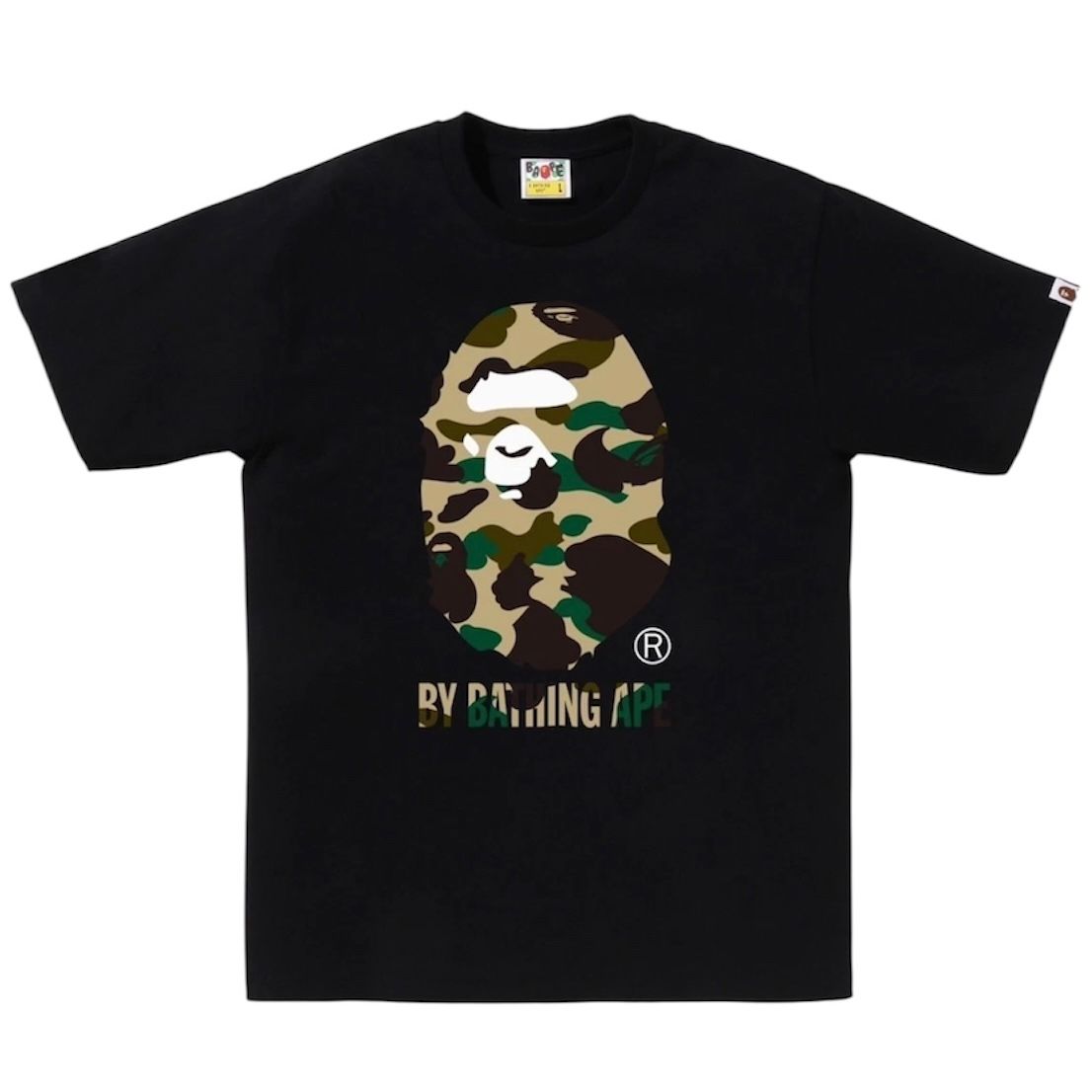 Bape 1st Camo By Bathing Ape Tee (Black/Yellow)