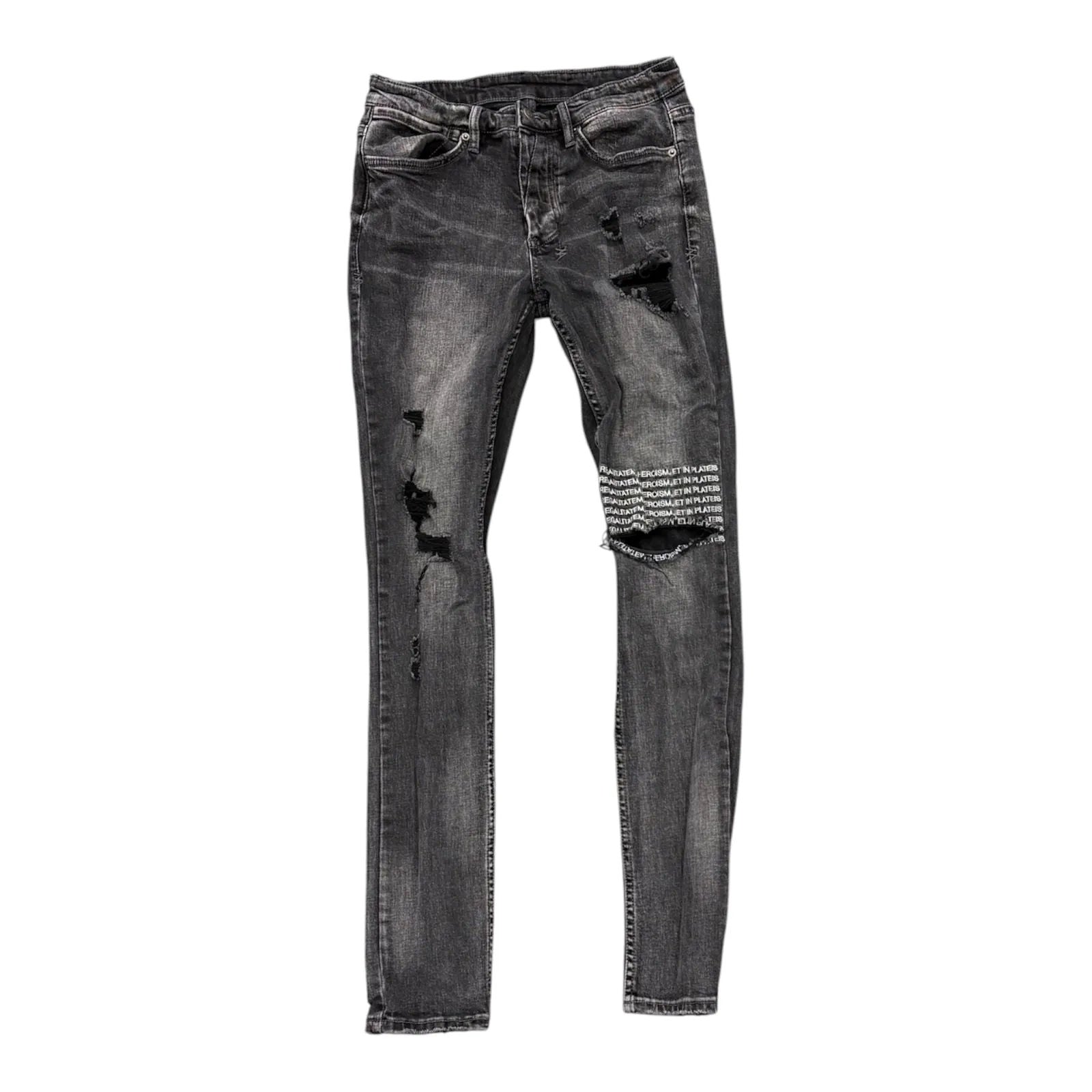 Ksubi Van Winkle Angst Plateis Jean (Grey) - Preowned