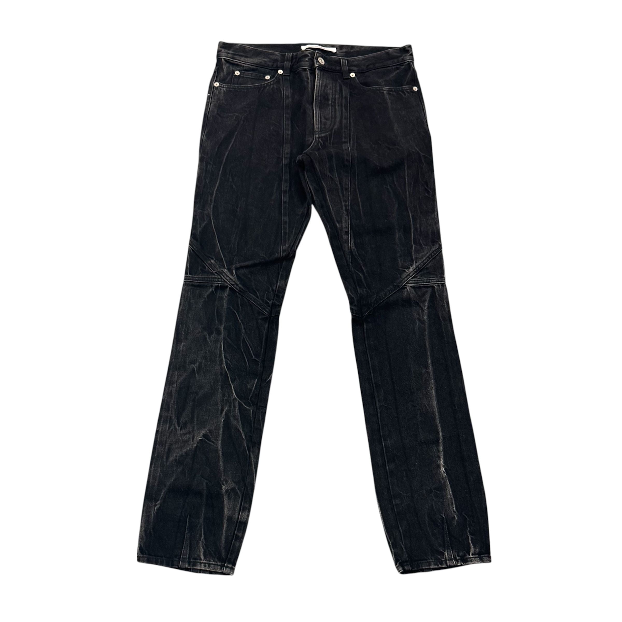 Givenchy Marble Denim Slim Fit (Black) - Preowned