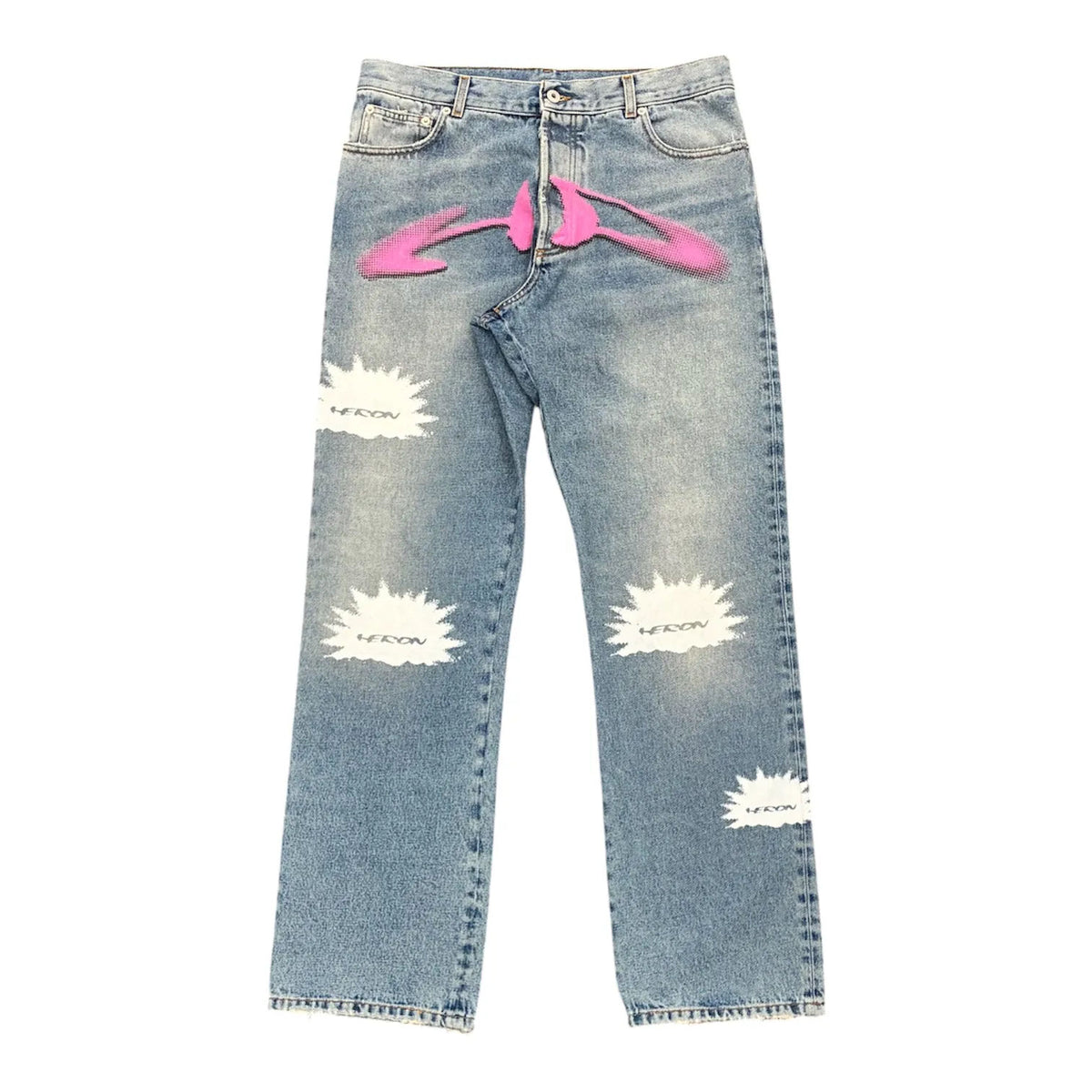 Heron Preston Pattern Reg Denim (Indigo) - Preowned