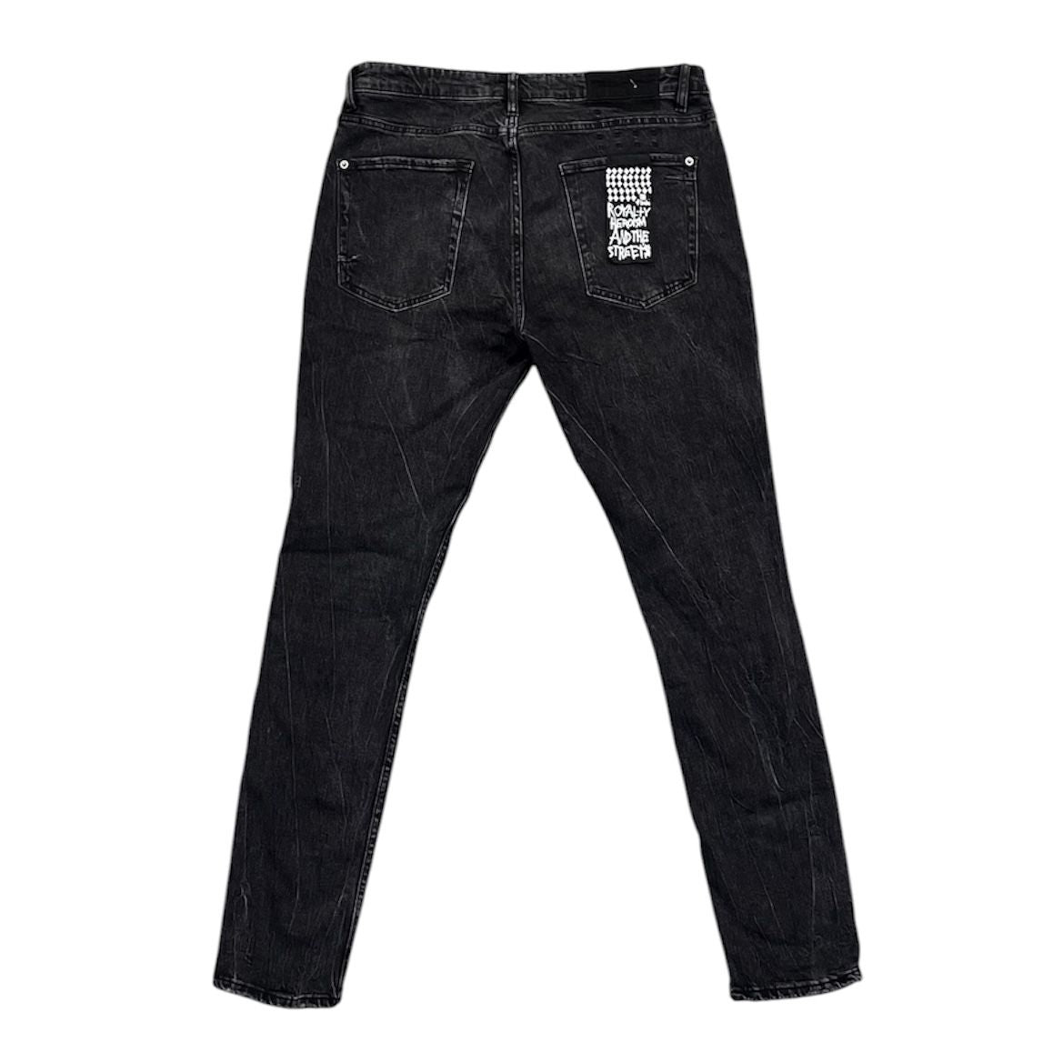 Ksubi Van Winkle Marbled Jean (Black) - Preowned