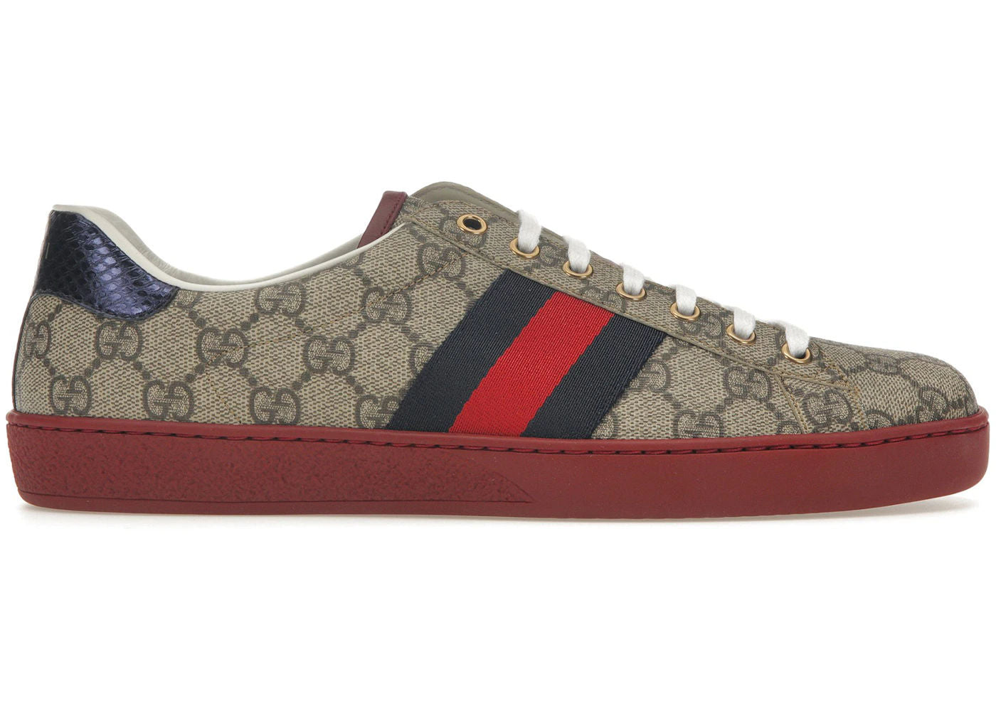 Gucci Ace GG Supreme Red - Preowned