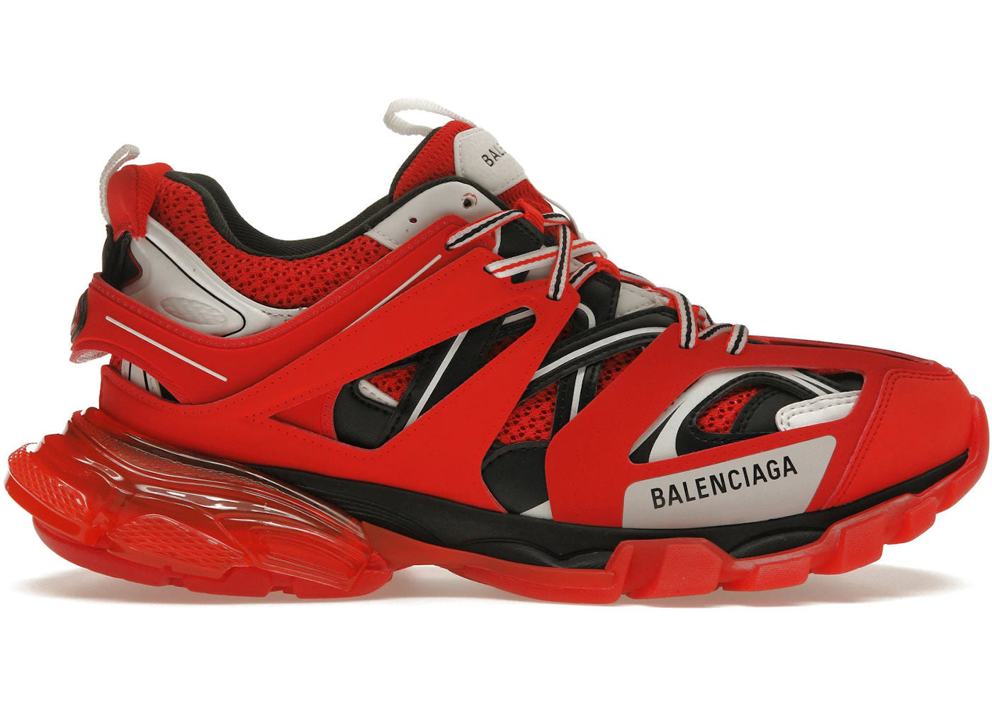 Balenciaga Track Clear Sole Red - Preowned