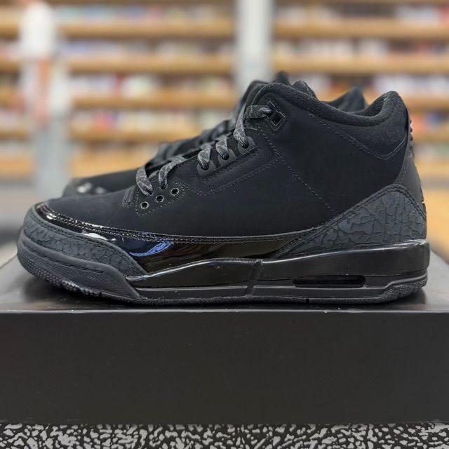 Jordan 3 Retro Black Cat (2025) (GS) - Preowned