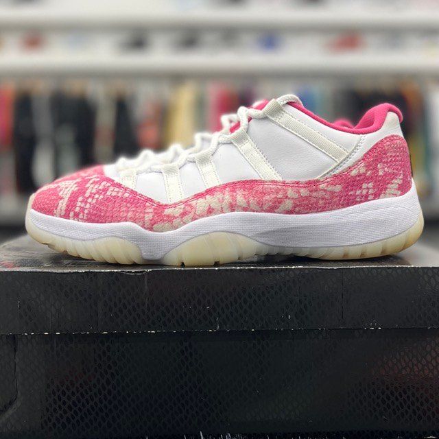 Jordan 11 Retro Low Pink Snakeskin (2019) (Women's) - Preowned