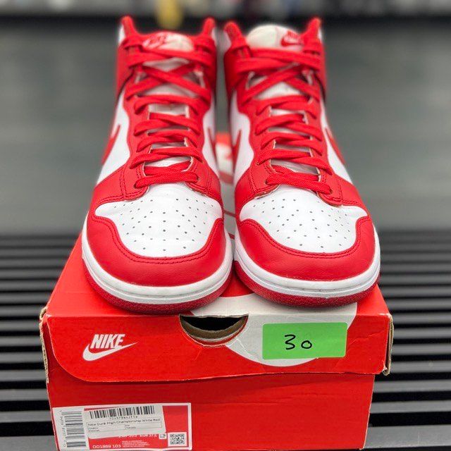 Nike Dunk High Championship White Red - Preowned
