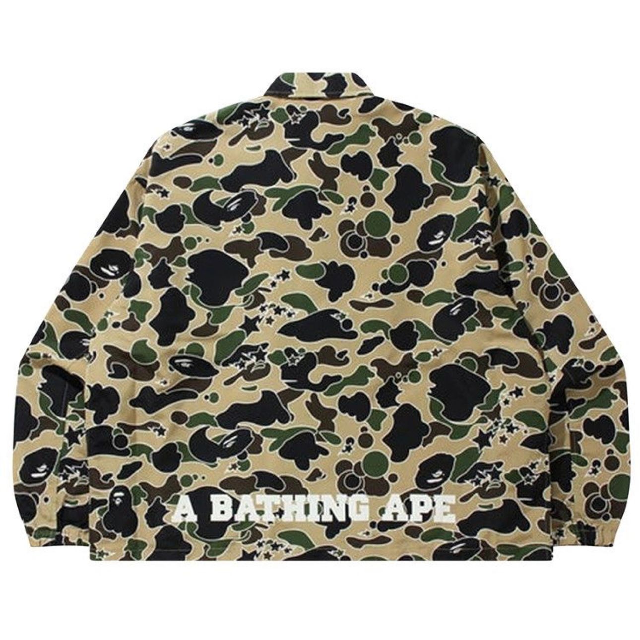 Bape Sta Camo Relaxed Jacket Yellow - Preowned