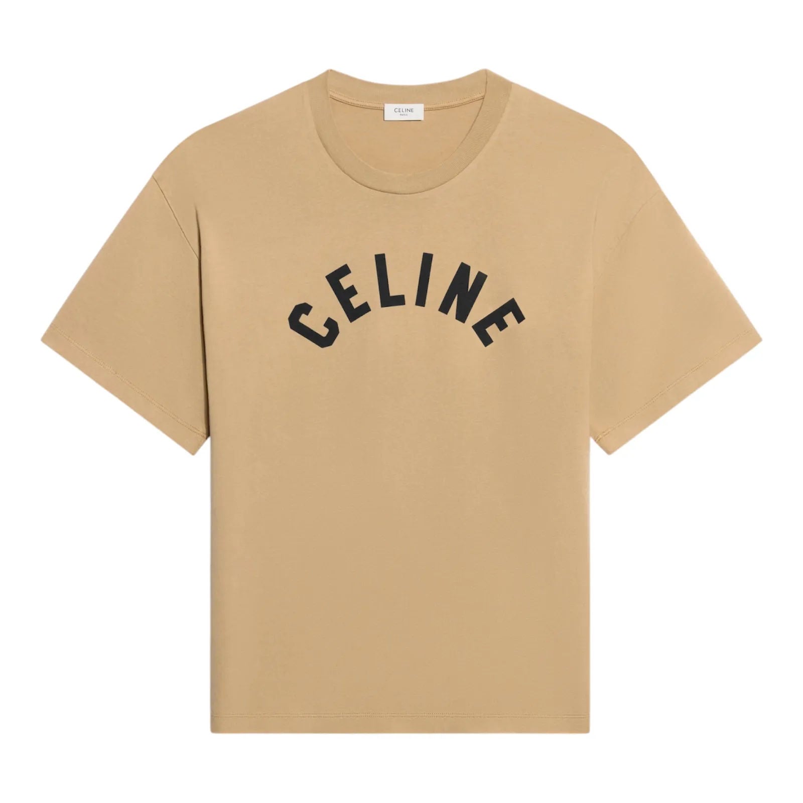 Celine Cotton Tee (Brown)