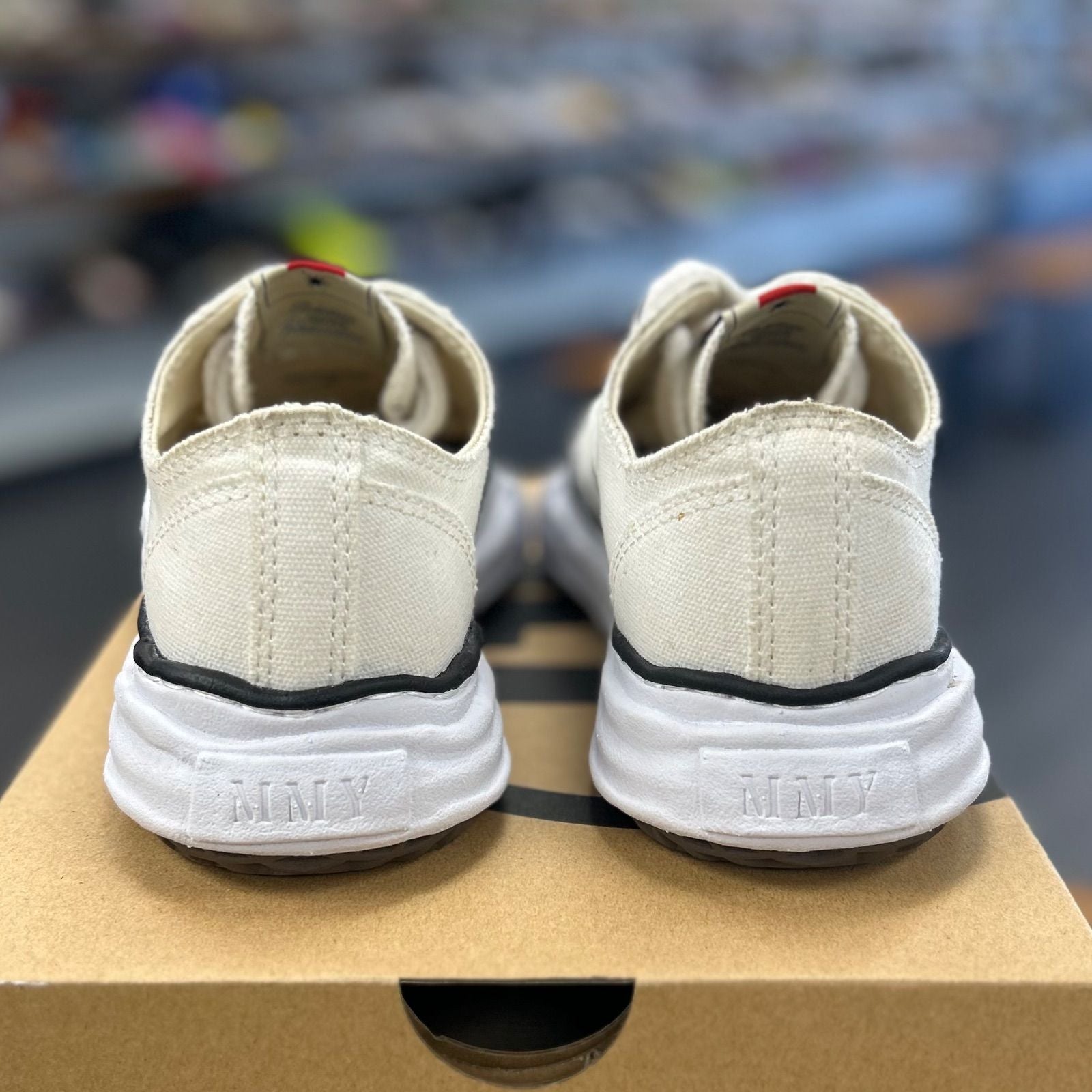Maison Mihara Yasuhiro Peterson OG Sole Canvas Low White - Preowned