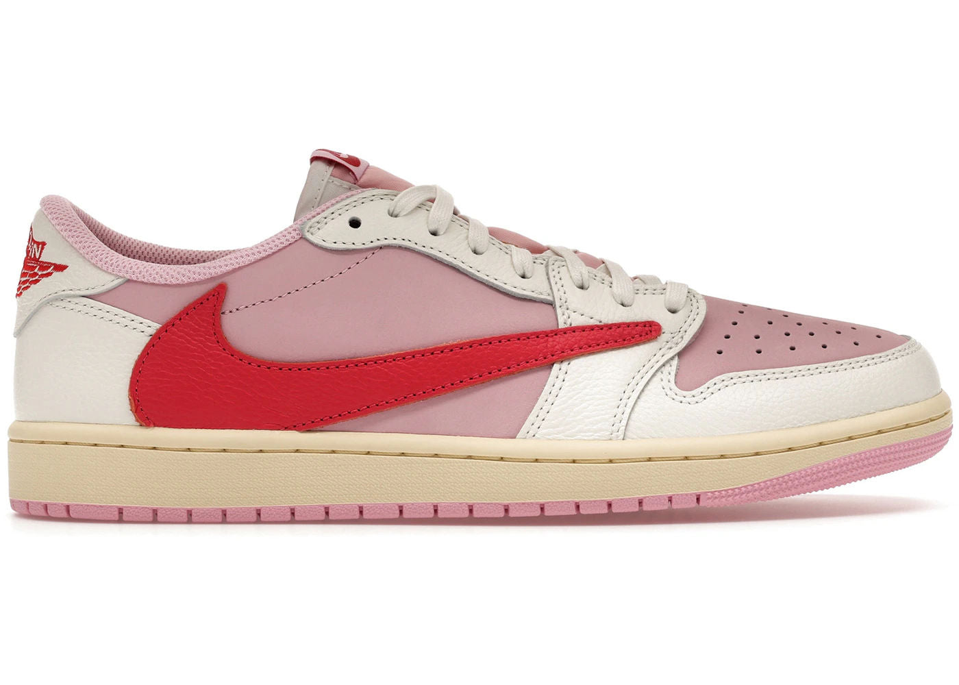 Jordan 1 Retro Low OG SP Travis Scott Sail Tropical Pink - Preowned