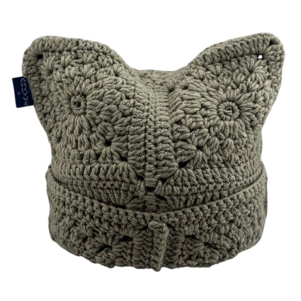 Arkyve Crochet Hat (Concrete Moss)