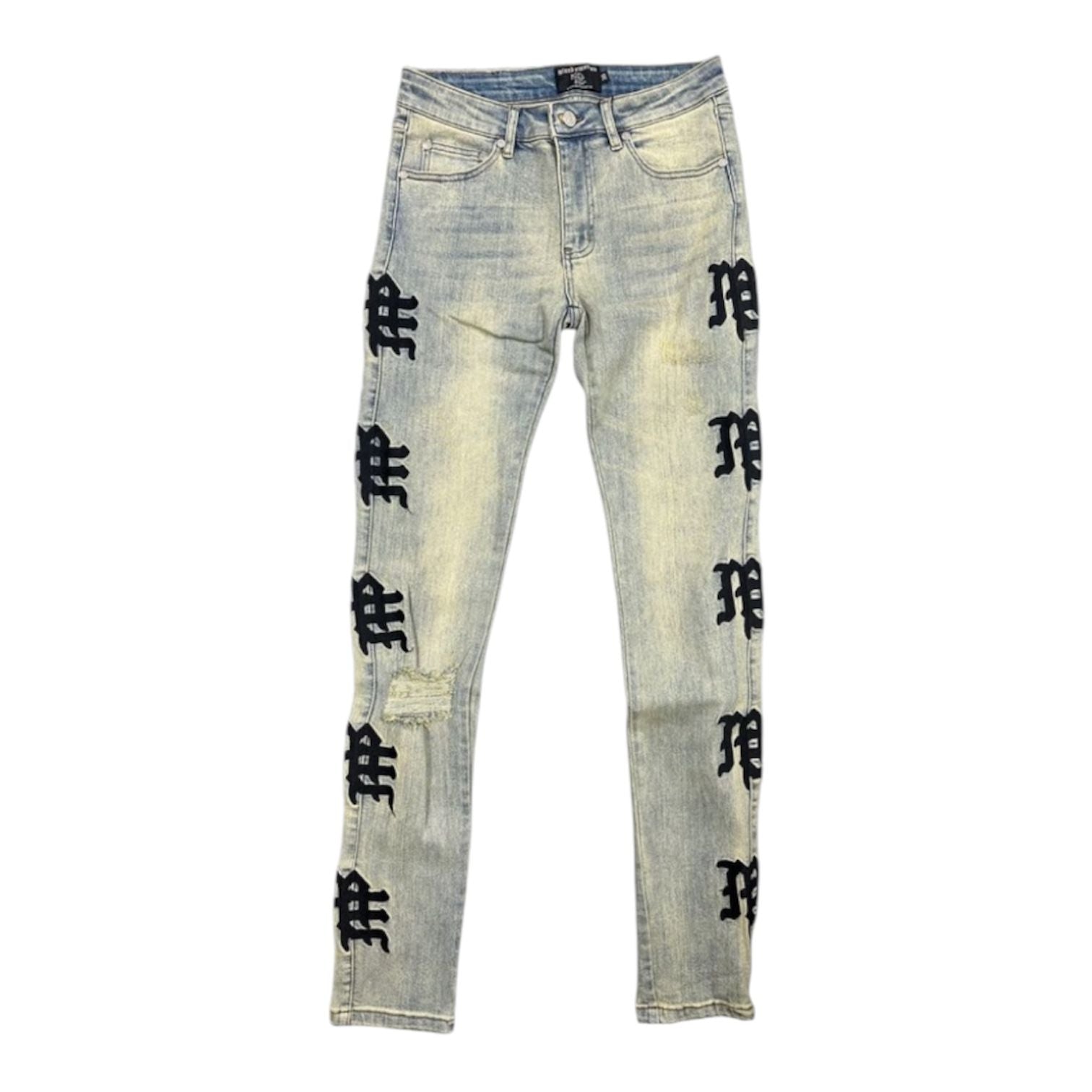 Mixed Emotion Monogram Denim (Desert)