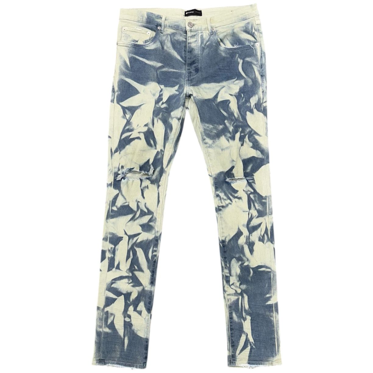 Purple Brand P001 Denim Jeans (Blue Fatigue Marble) - Preowned