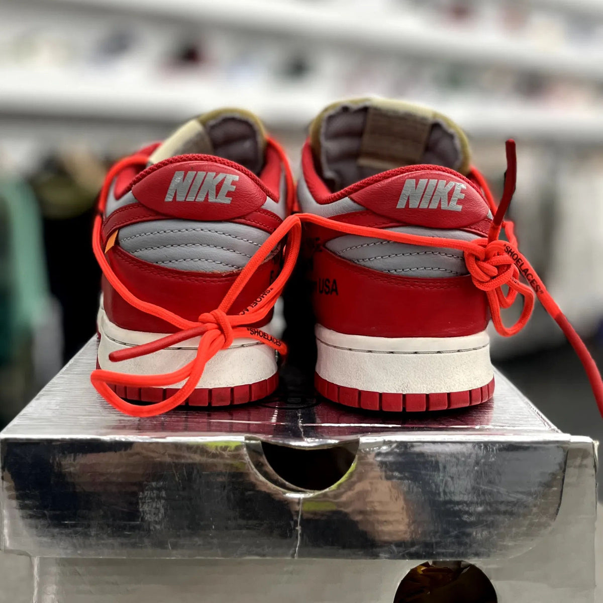 Nike Dunk Low Off-White University Red - Preowned