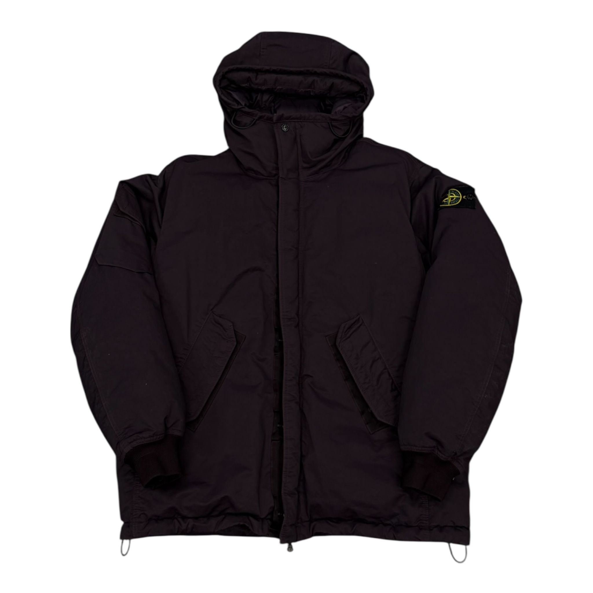 Stone Island Opaque Nylon Twill Down TC Jacket (Dark Purple) - Preowned