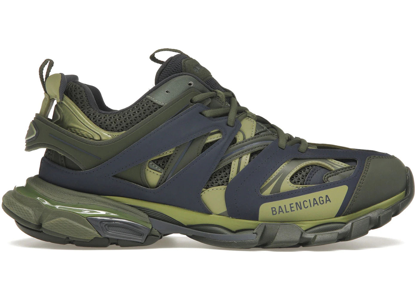 Balenciaga Track Green Navy Yellow