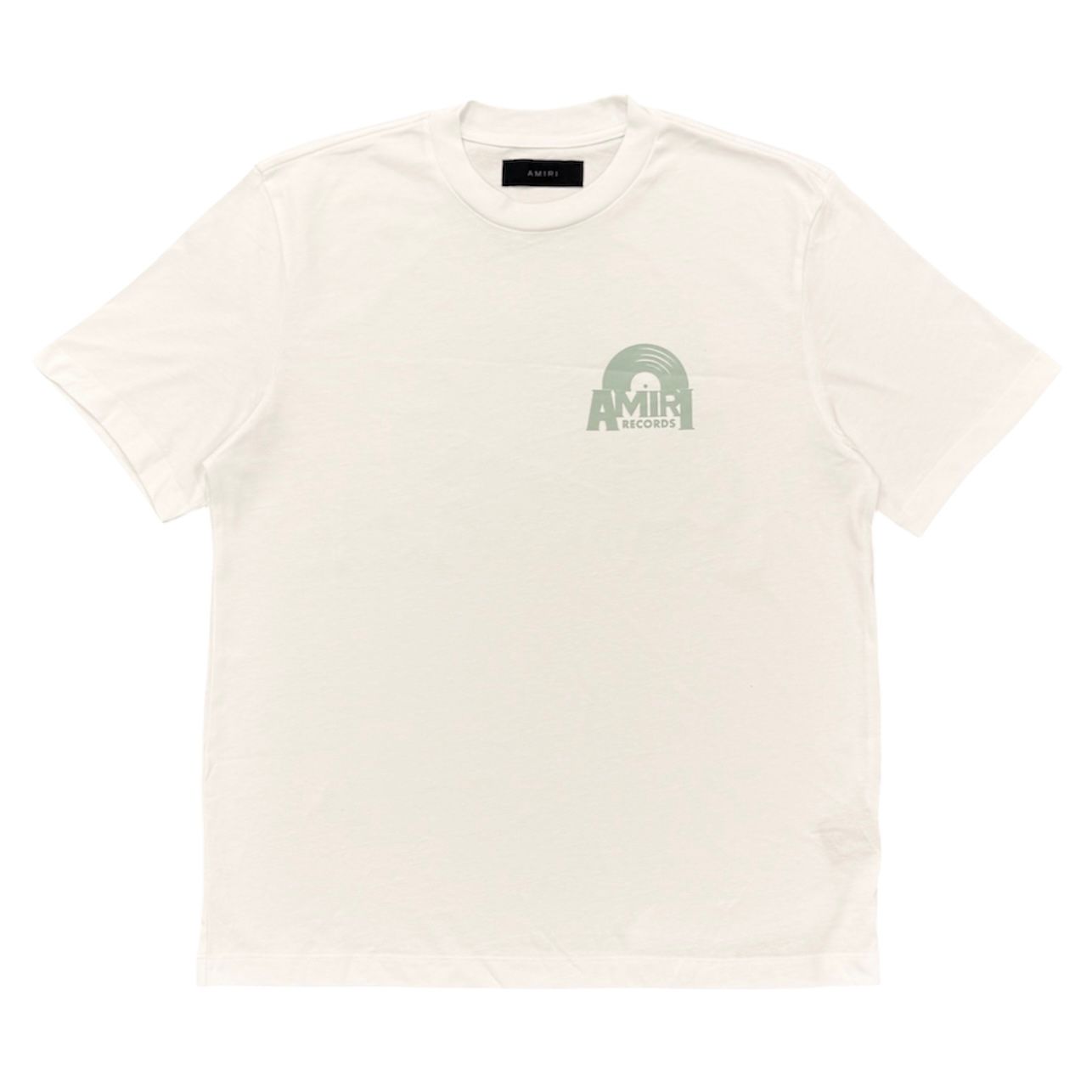 Amiri Records Tee (White/Frosty Green)