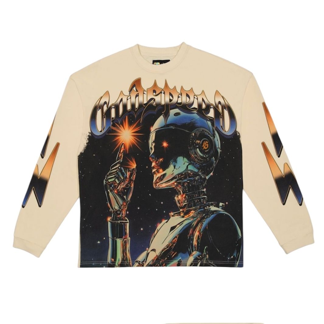 Godspeed Sputnik L/S Tee (Bone)