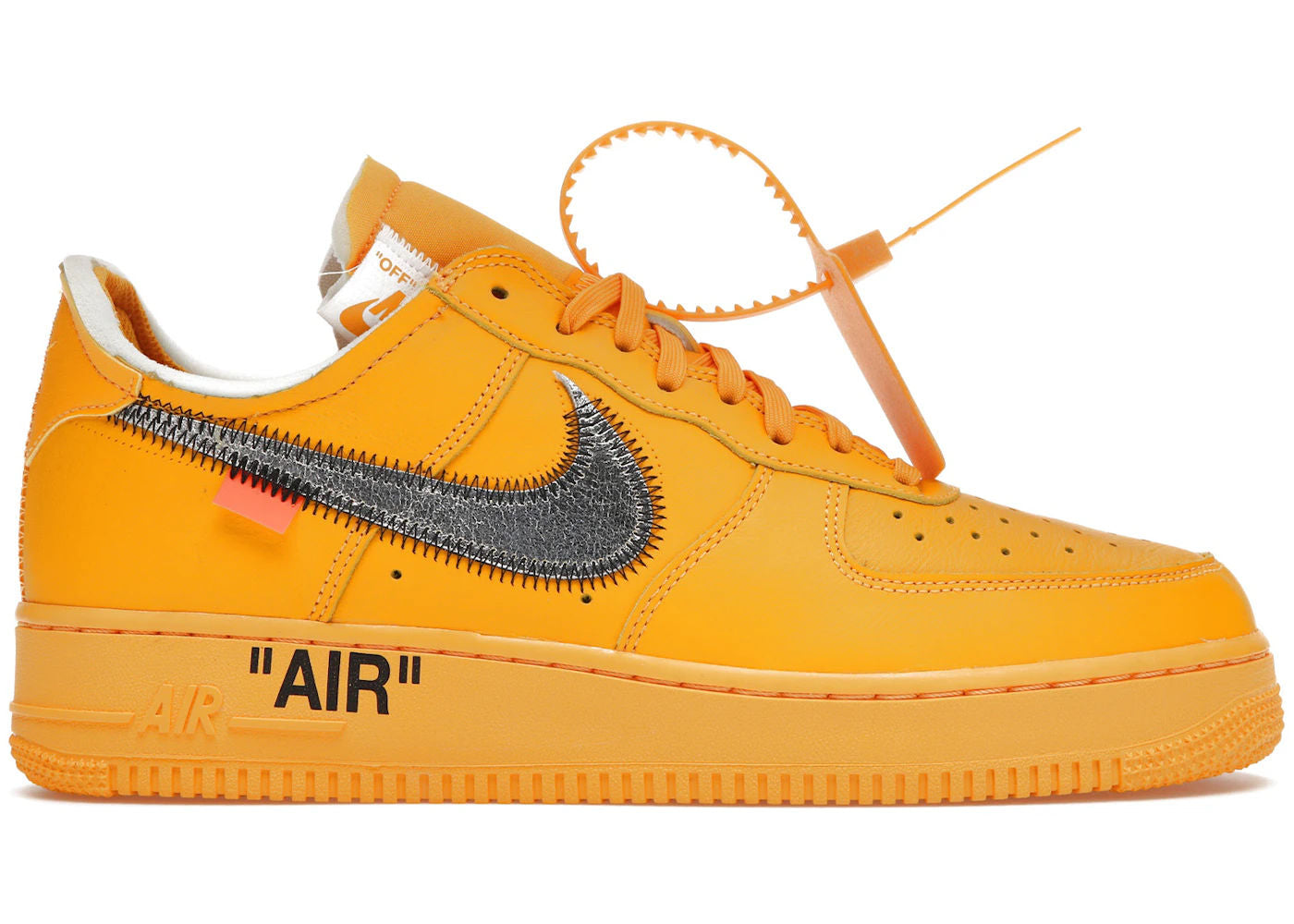 Nike Air Force 1 Low Off-White ICA University Gold - Preowned