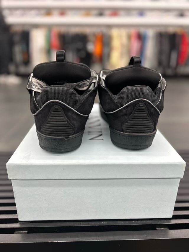Lanvin Curb Sneaker Black Grey - Preowned
