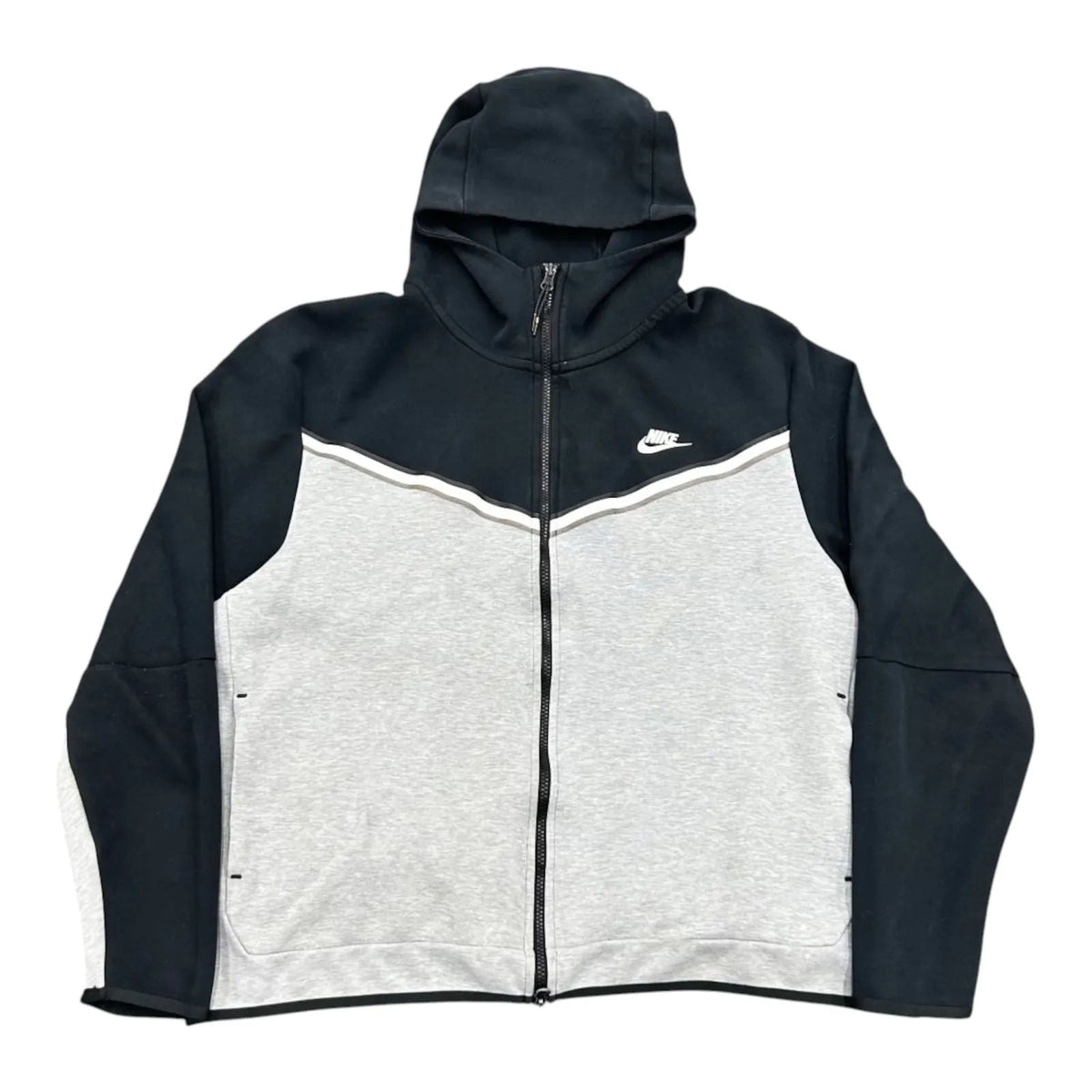 Nike Tech Hoodie (Black/Grey) - Preowned