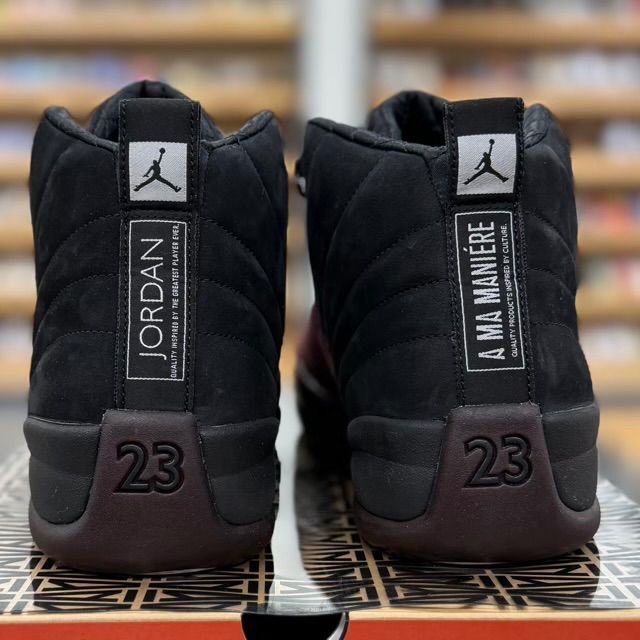 Jordan 12 Retro SP A Ma Maniére Black (Women's) - Preowned