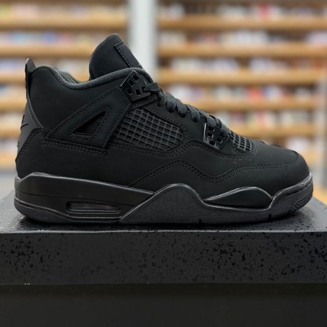 Jordan 4 Retro Black Cat (2025) (GS) - Preowned