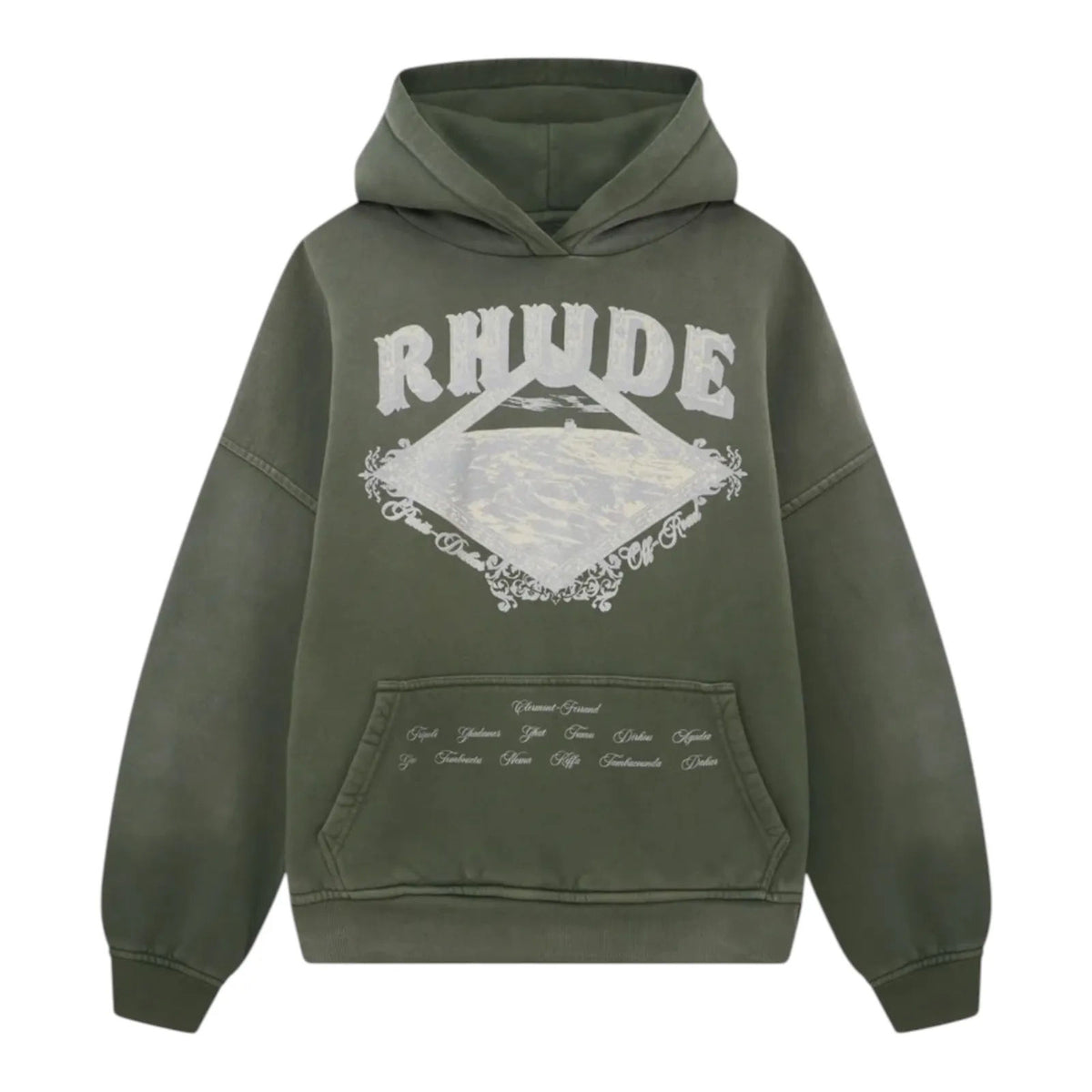 Rhude Dakar Convoy Hoodie (Green)