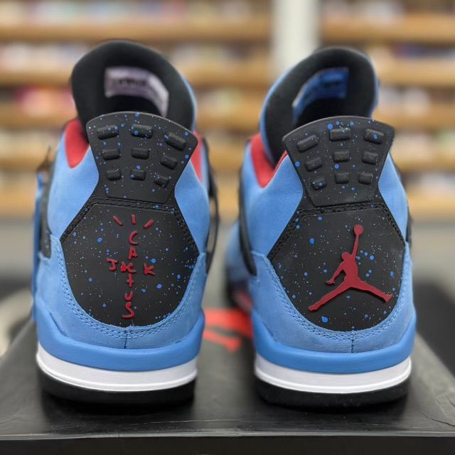 Jordan 4 Retro Travis Scott Cactus Jack - Preowned