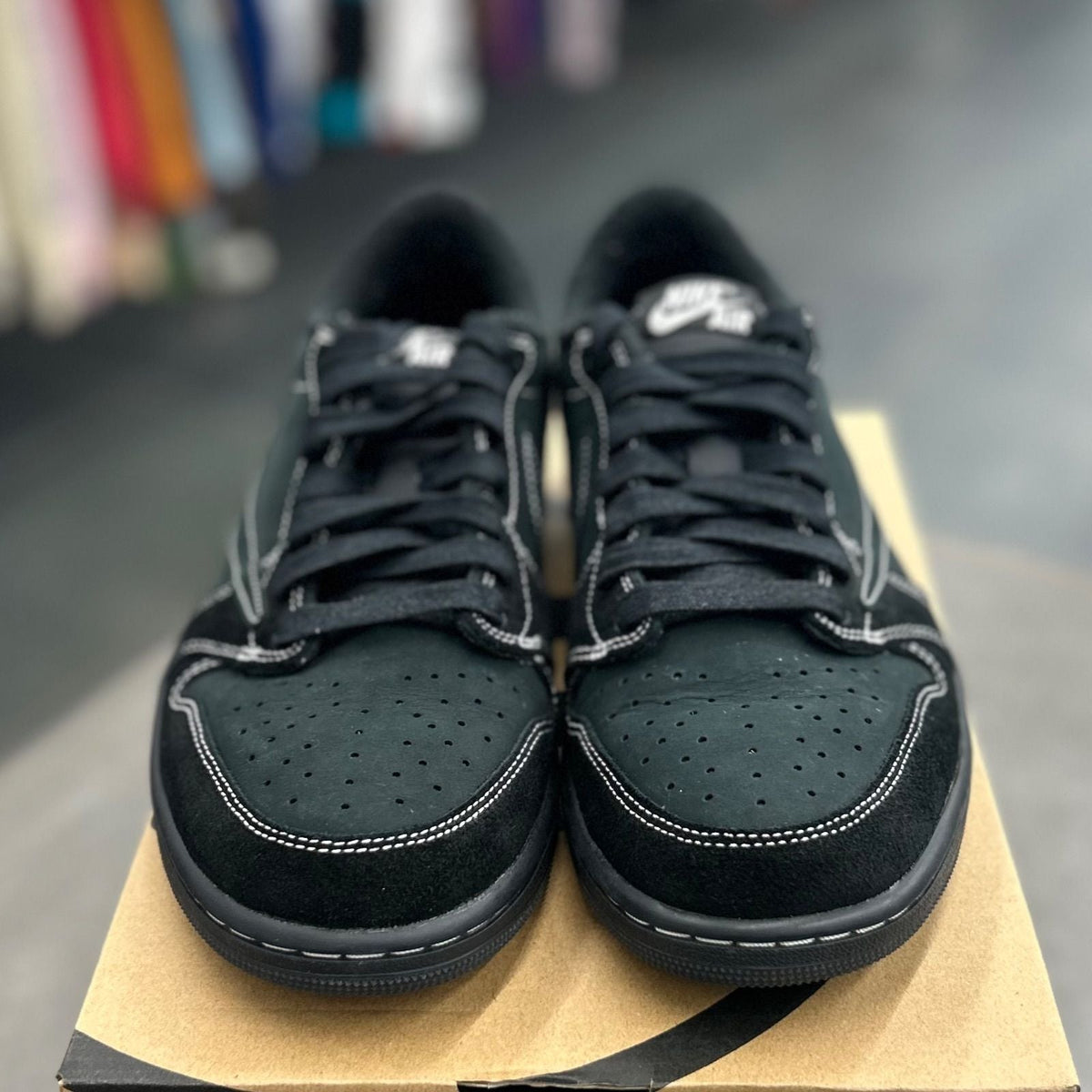 Jordan 1 Retro Low OG SP Travis Scott Black Phantom - Preowned