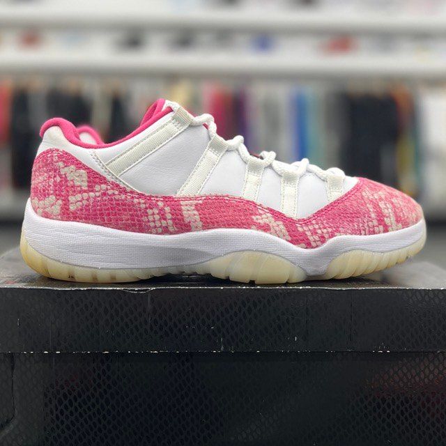 Jordan 11 Retro Low Pink Snakeskin (2019) (Women's) - Preowned