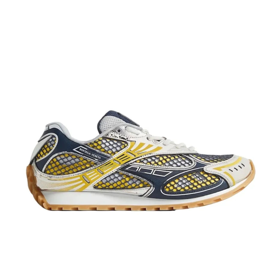 Bottega Vaneta Orbit Sneakers Yellow Silver