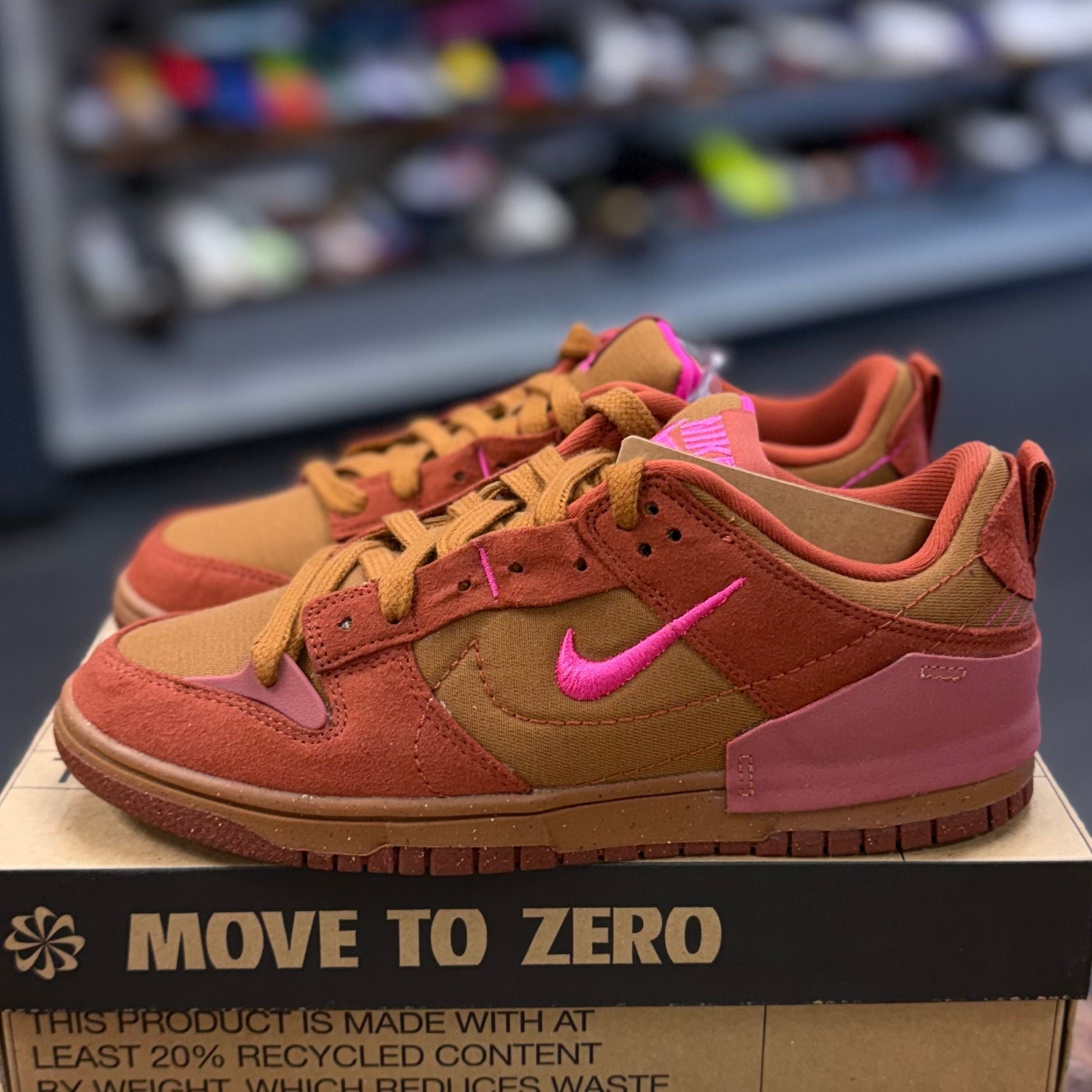 BRAND NEW STEAL - Nike Dunk Low Disrupt 2 Desert Bronze Pink Prime (Women's)