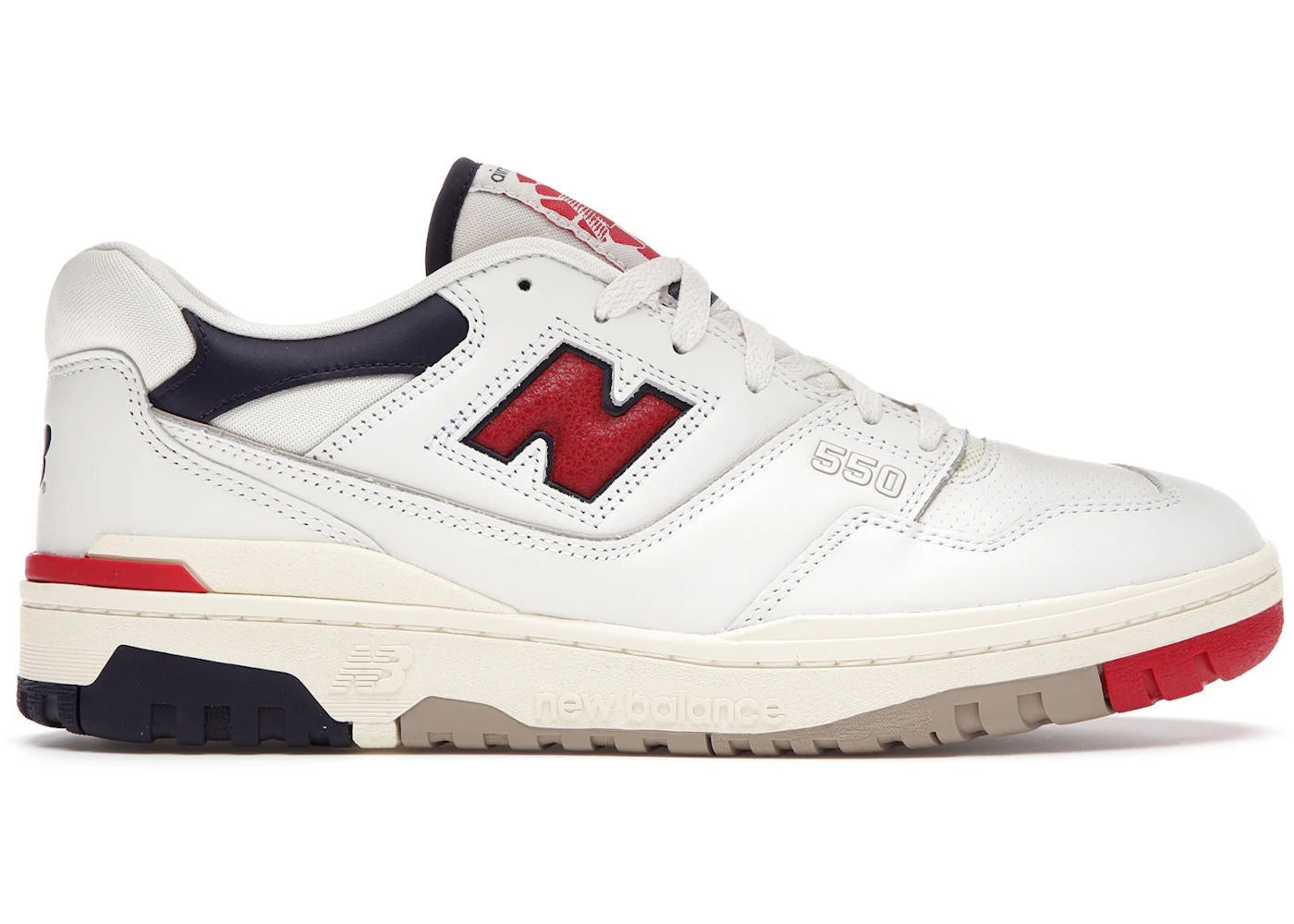 New Balance 550 Aime Leon Dore White Navy Red - Preowned