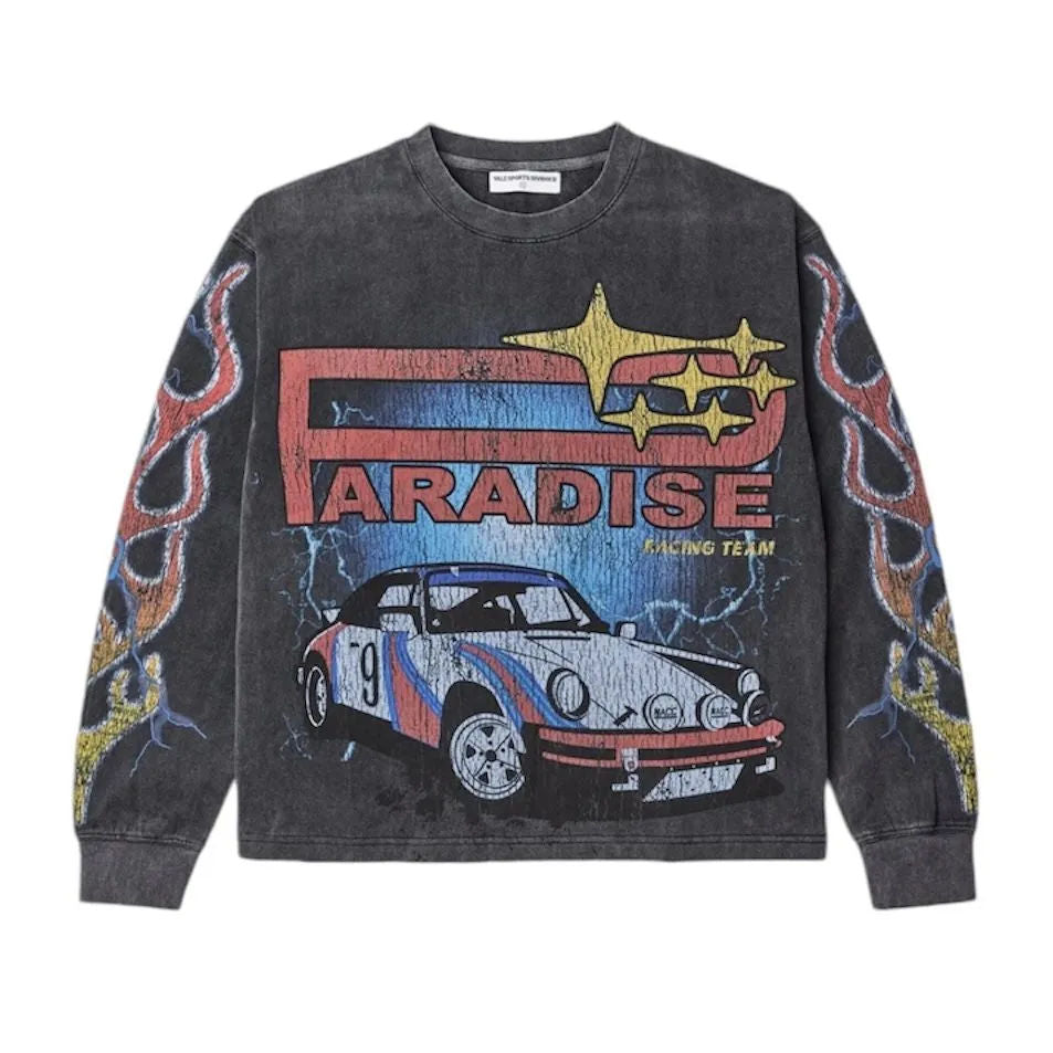 Vale Forever Race Wars L/S Tee (Washed Black) - Preowned