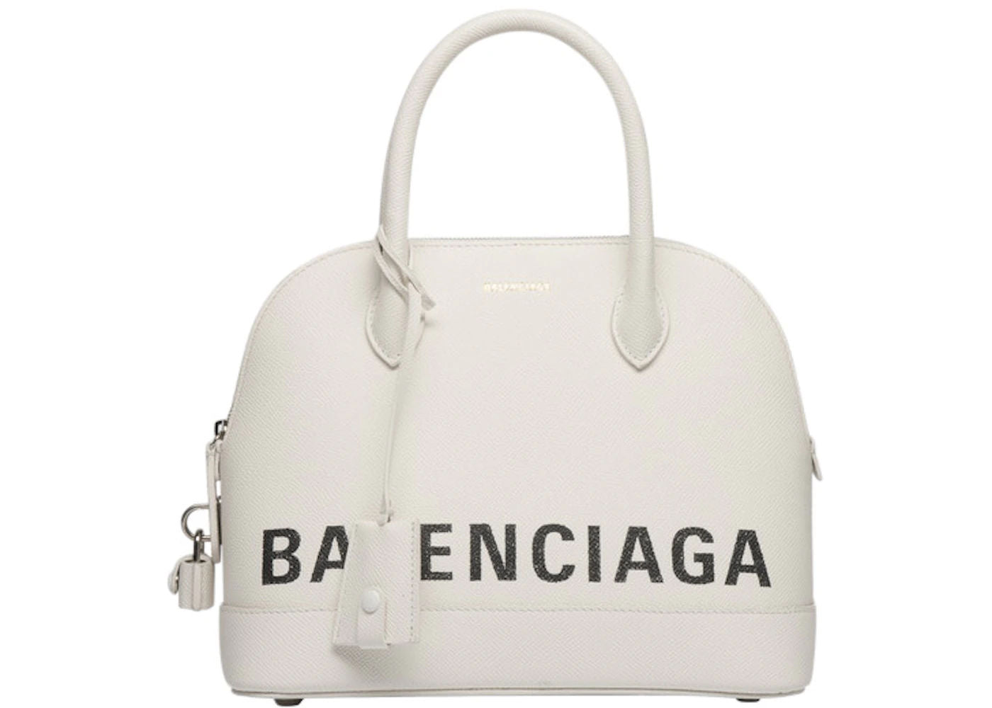 Balenciaga Ville Top Handle S (White/Black)