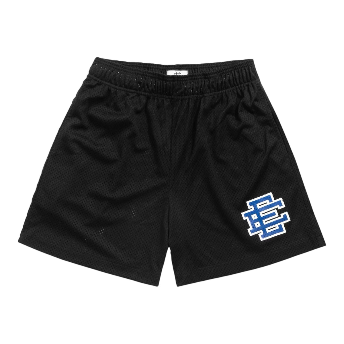 Eric Emanuel EE Basic Mesh Short (SS26) (Black/Blue) - Preowned