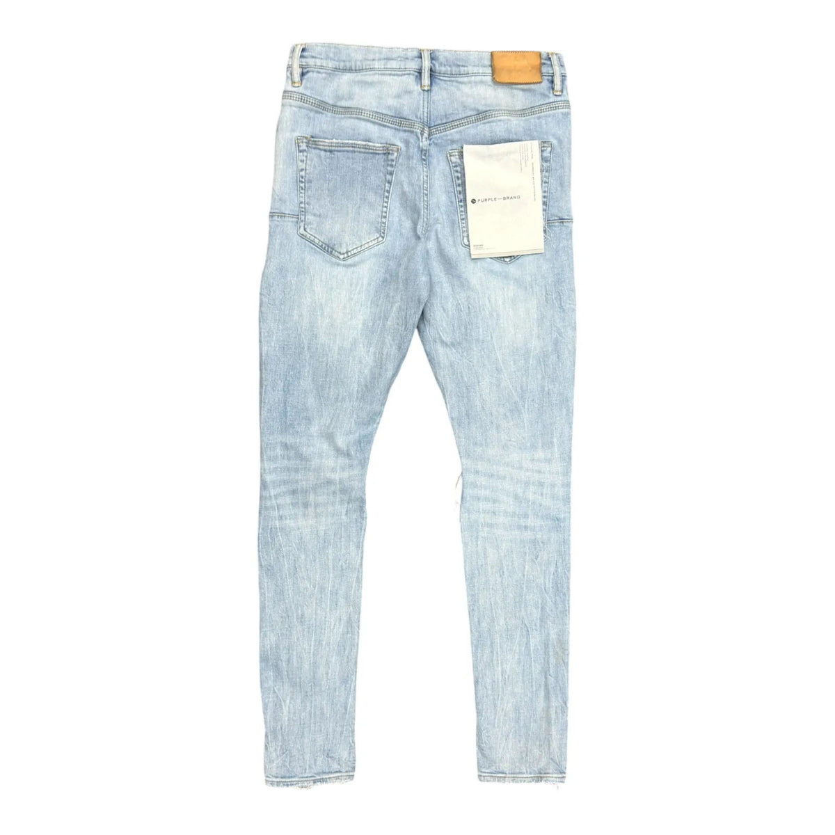 Purple Jean Knee Blowout (Blue) - Preowned