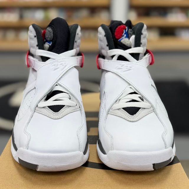 Jordan 8 Retro White True Red (2025) (GS) - Preowned