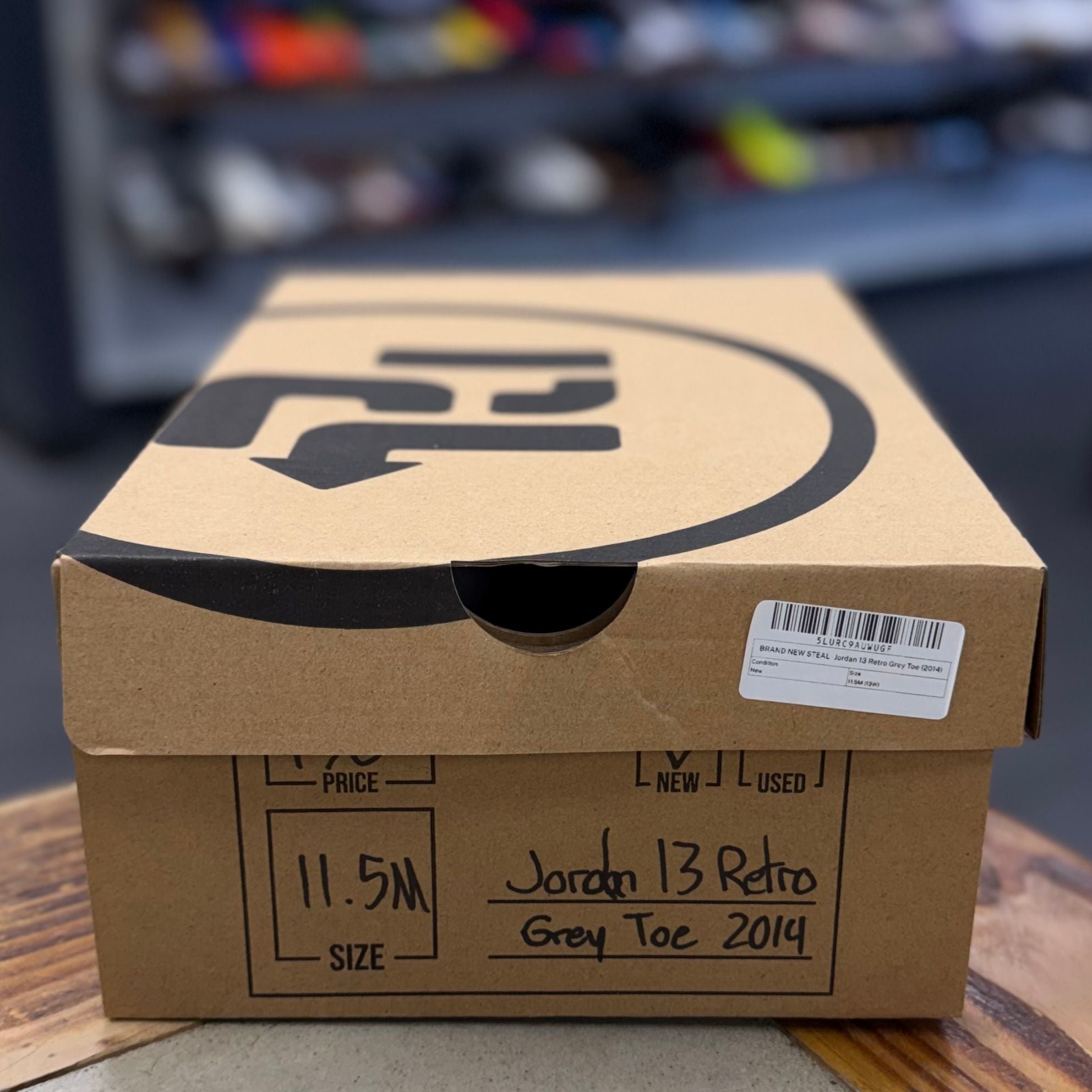 BRAND NEW STEAL - Jordan 13 Retro Grey Toe (2014)