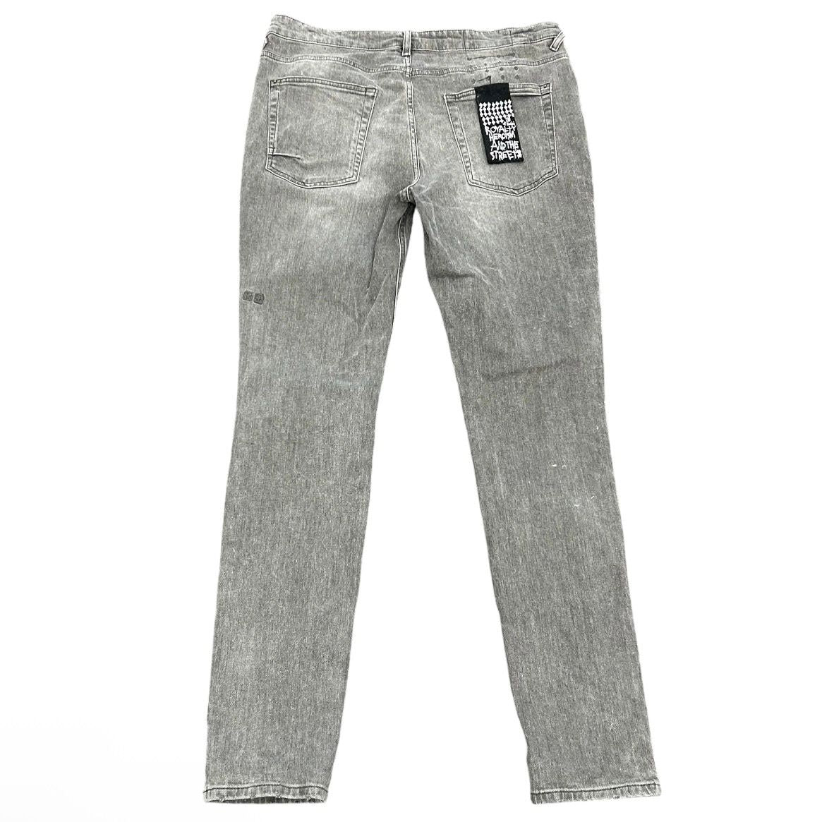 Ksubi Van Wrinkle Monochrome (Grey) - Preowned