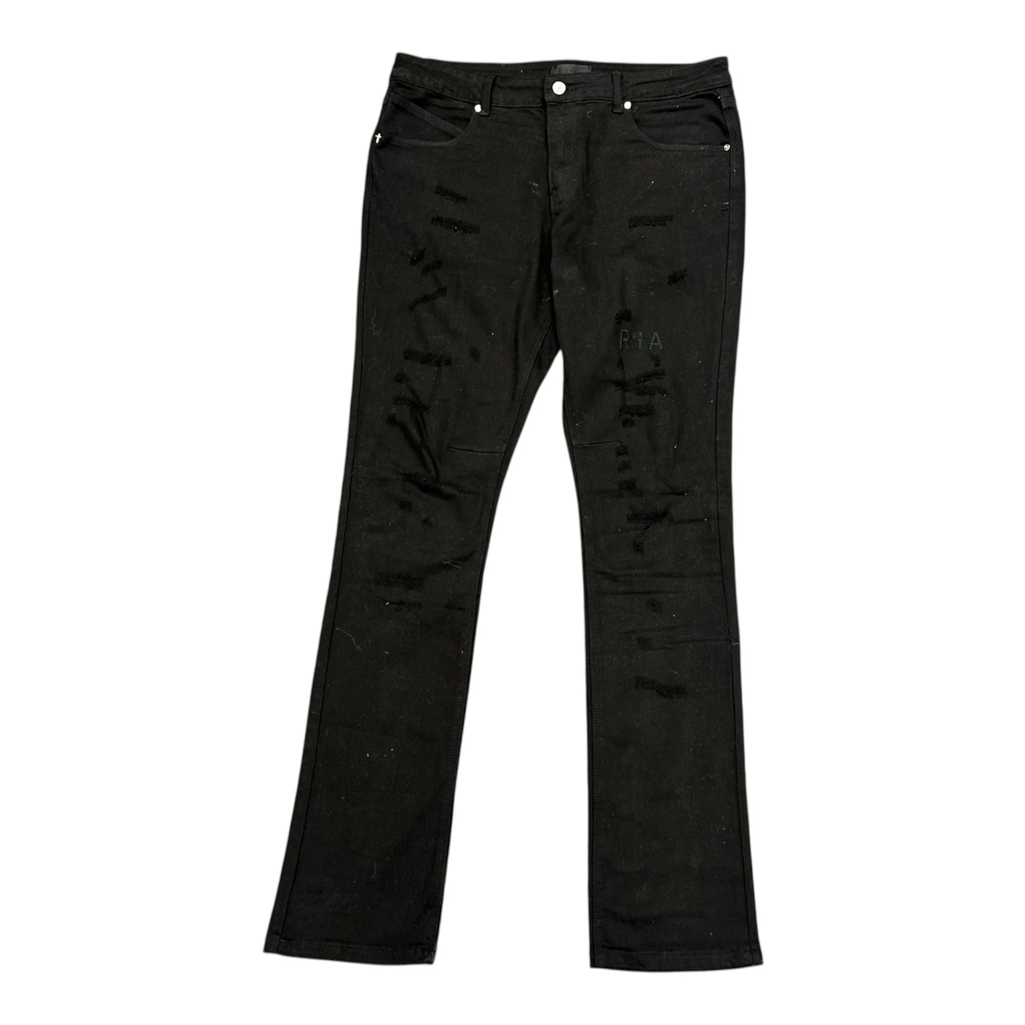 RTA Distressed Clayton Denim (Black) - Preowned
