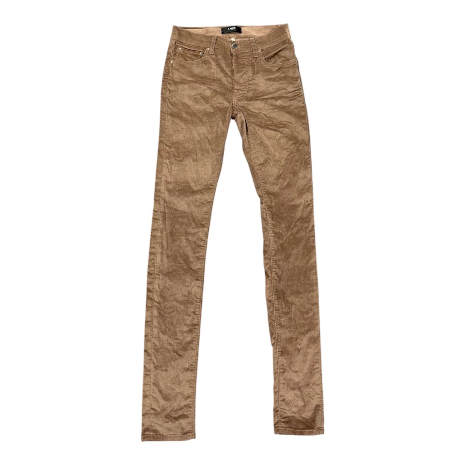 Amiri Stack Skinny Fit Velvet (Neutral) - Preowned