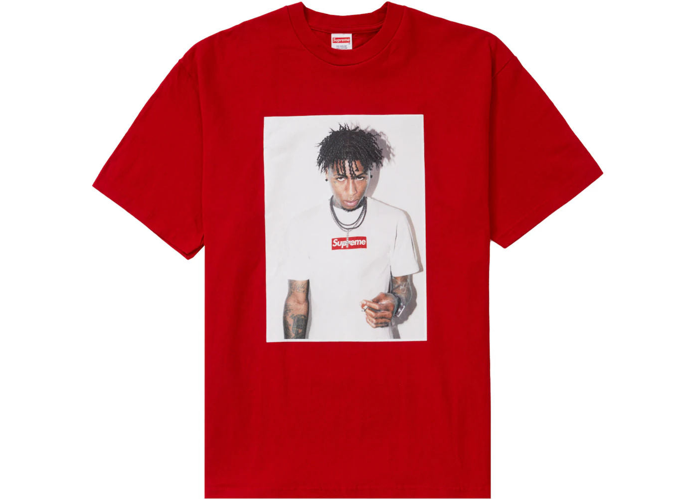 Supreme NBA Youngboy Tee Red - Preowned