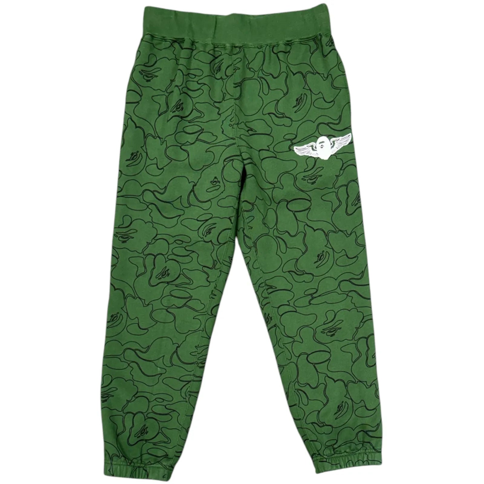 Bape Happy New Year Men's Military Sweatpant (SS23) (Green) - Preowned